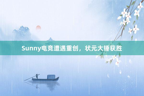 Sunny电竞遭遇重创，状元大锤获胜