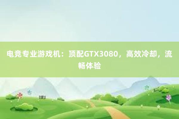 电竞专业游戏机：顶配GTX3080，高效冷却，流畅体验