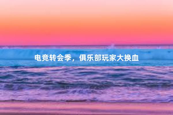 电竞转会季，俱乐部玩家大换血